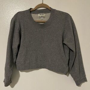 Acne Studios Charcoal Crew Neck Sweater